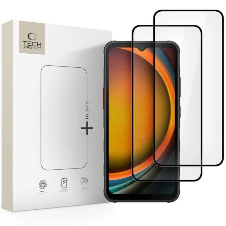 Juodi apsauginiai dėklai Samsung Galaxy Xcover 7 telefonui (2 vnt.)