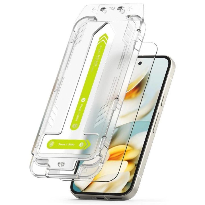 Grūdinto stiklo apsaugos komplektas Pixel 9A telefonui (2 vnt.)