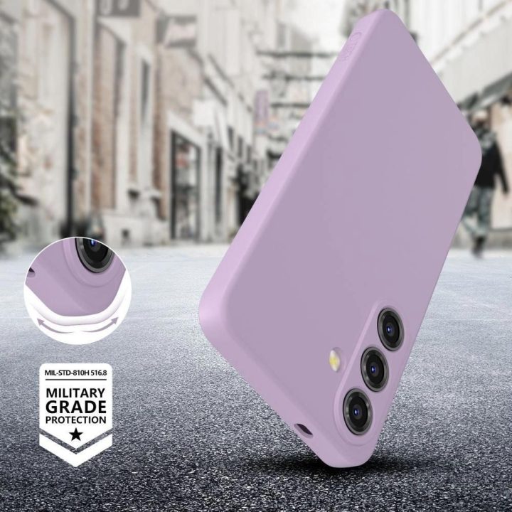 Violetinis apsauginis dėklas Samsung Galaxy A56 5G telefonui