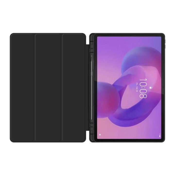 Juodas apsauginis pieštuko dėklas Lenovo Idea Tab Pro 12.7 planšetei