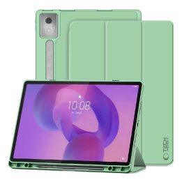 Žalias apsauginis dėklas su laikikliu Lenovo Idea Tab Pro 12.7 planšetei