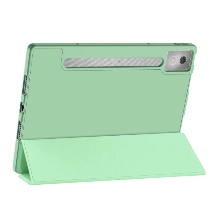 Žalias apsauginis dėklas su laikikliu Lenovo Idea Tab Pro 12.7 planšetei