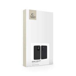 Matinis juodas Smart Wallet dėklas Samsung Galaxy S25+ telefonui