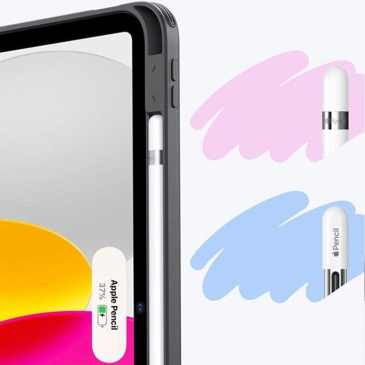 Juodas magnetinis apsauginis dėklas iPad 10.9 / 11 colių planšetėms