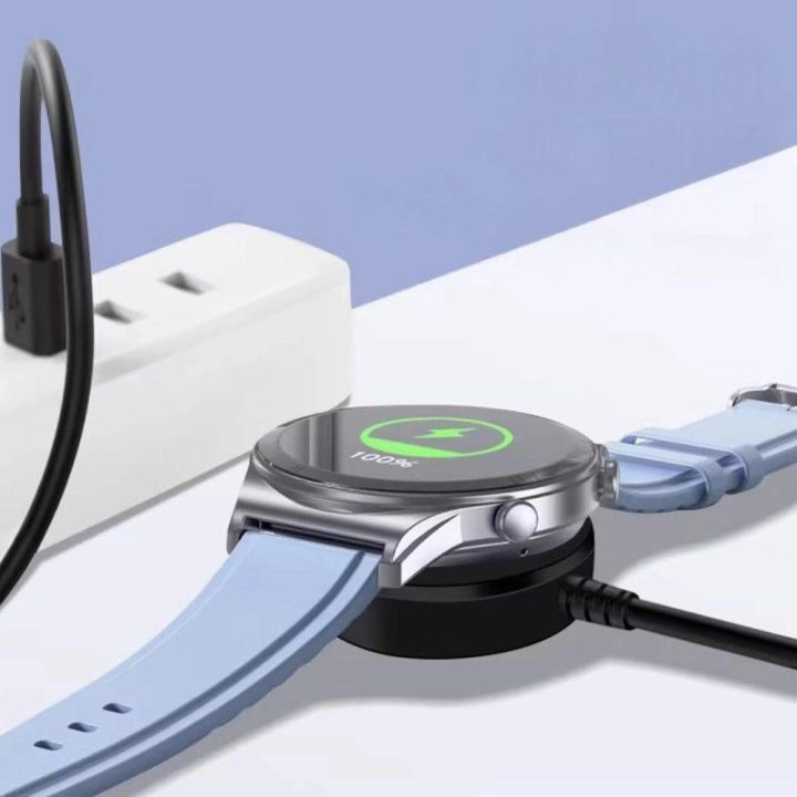 Belaidis USB-C įkroviklis Samsung Galaxy Watch, juodas, 100 cm