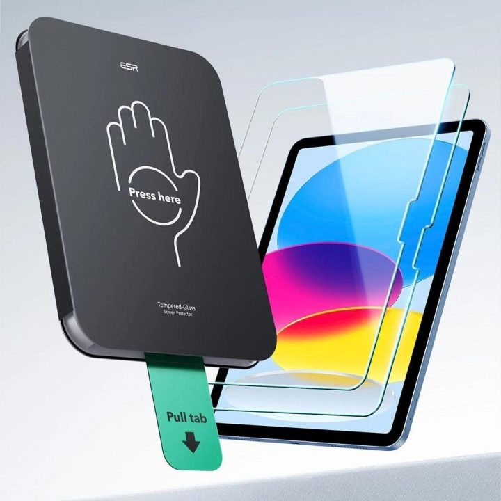 Grūdinto stiklo apsauga iPad 10.9 / 11 ekranui, 2 vnt.