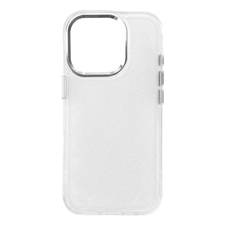 Permatomas blizgus iPhone 16e dėklas
