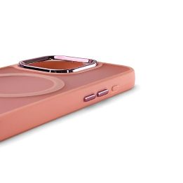 Rožinis stilingas iPhone 16“ dėklas su MagSafe funkcija