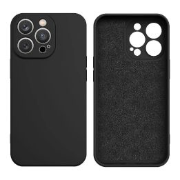 Juodas silikoninis dėklas Samsung Galaxy A56 5G telefonui