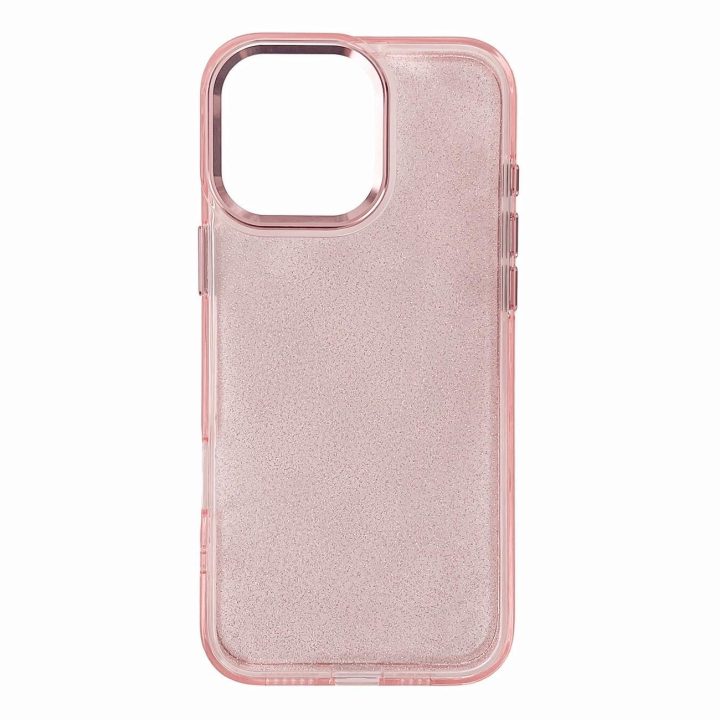 Rožinis blizgus dėklas Samsung Galaxy S25 Edge telefonui