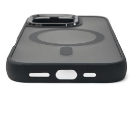 Juodas stilingas dėklas su MagSafe Samsung Galaxy A36 5G telefonui