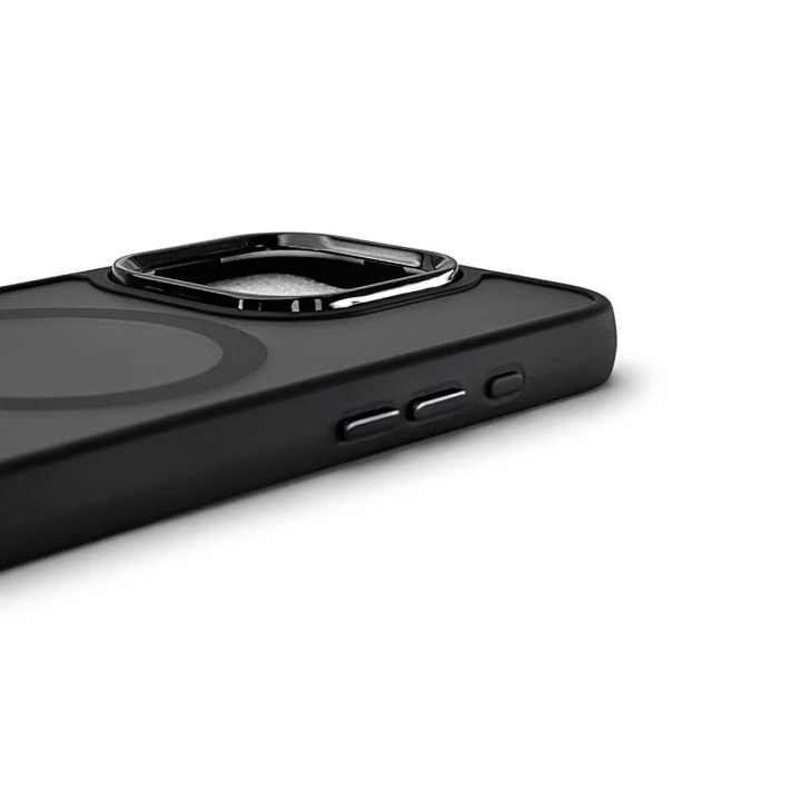 Juodas stilingas dėklas su MagSafe Samsung Galaxy A36 5G telefonui