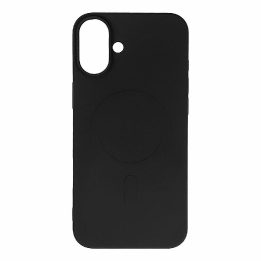 Juodas silikoninis dėklas su MagSafe Samsung Galaxy A26 5G telefonui