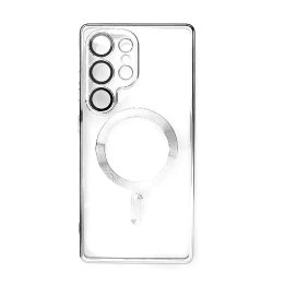 Sidabrinis galvanizuotas dėklas su MagSafe iPhone 16e telefonui