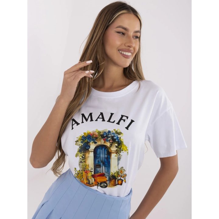 Marškinėliai balti kasdieniam dėvėjimui