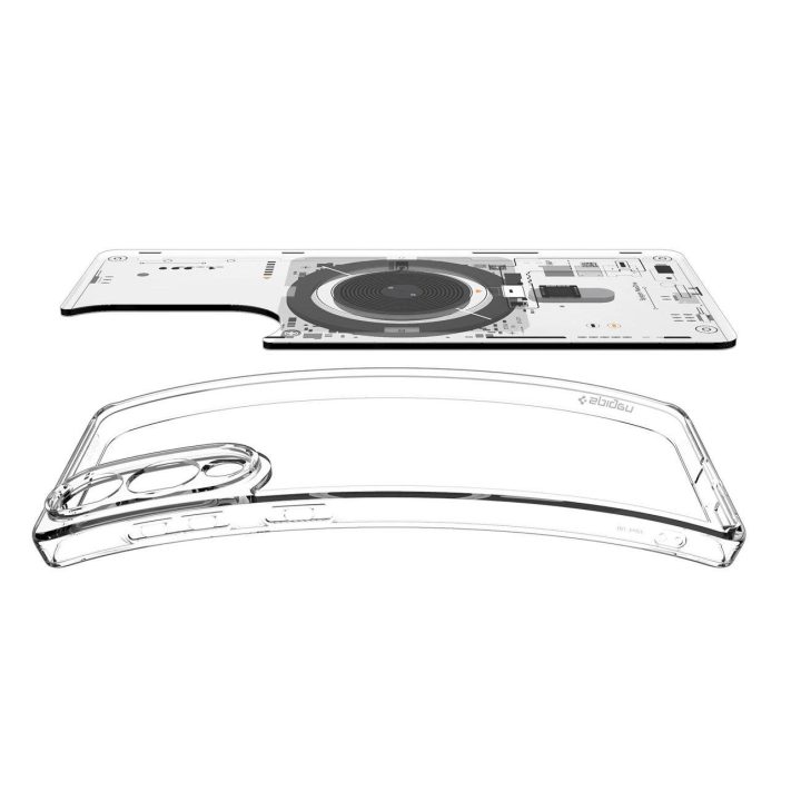 Permatomas telefono dėklas su MagSafe Samsung Galaxy S25 Edge