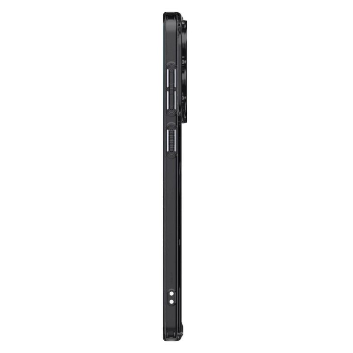 Telefono dėklas Samsung Galaxy S25 Edge, juodas, su MagSafe ir spauda