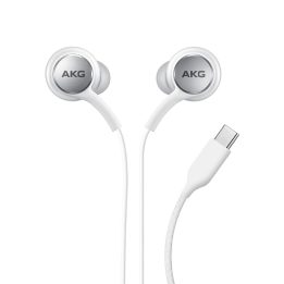 Laidinės baltos USB-C ausinės Samsung su Hi-Fi garsu