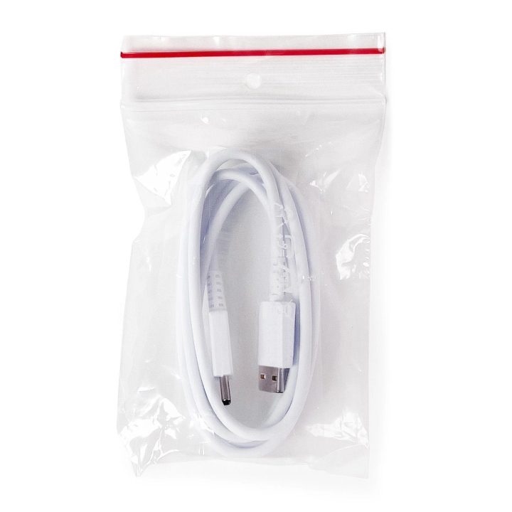 USB-A – USB-C baltas 1,5 m įkrovimo laidas