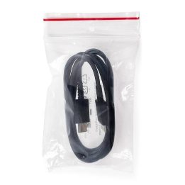 USB-C – USB-C juodas 1 m įkrovimo laidas, 3 A srovė