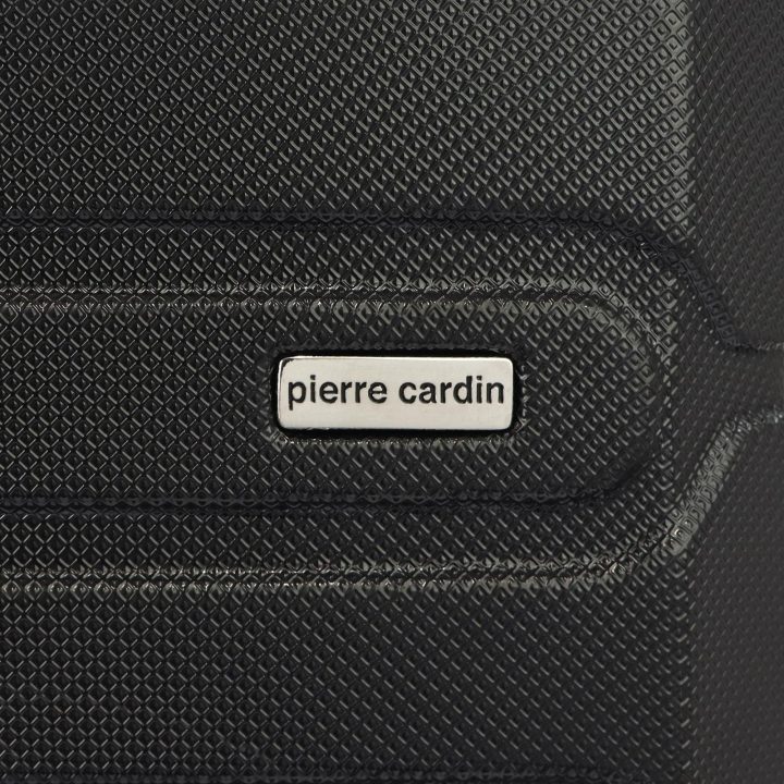 Kietas smėlio spalvos lagaminų rinkinys su ratukais Pierre Cardin