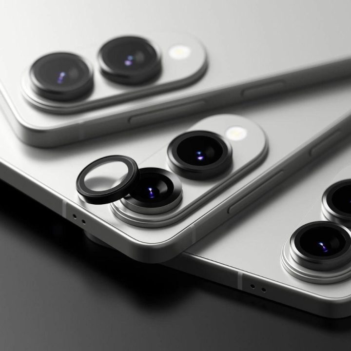 Grūdintas stiklas Samsung Galaxy S25 Edge kamerai Clear