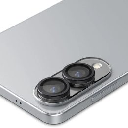 Juodas kameros stikliukas Samsung Galaxy S25 Edge telefonui Spigen (2 vnt.)