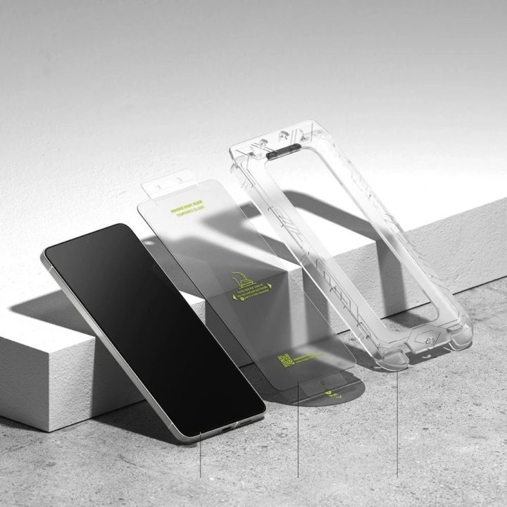 Grūdinto stiklo apsauga Samsung Galaxy S25 Edge telefonui 2 vnt. – skaidri
