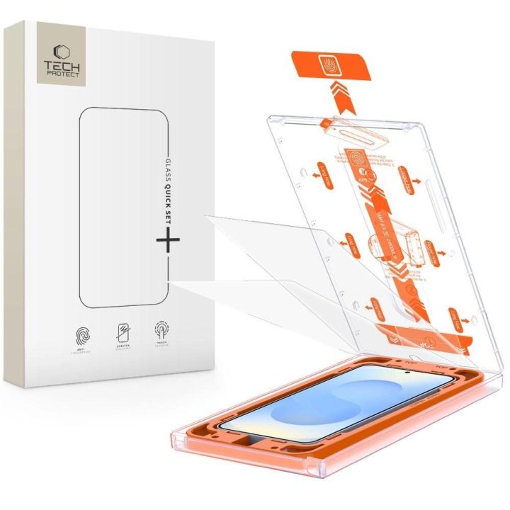Grūdintas stiklas Samsung Galaxy S25+ telefonui skaidrus