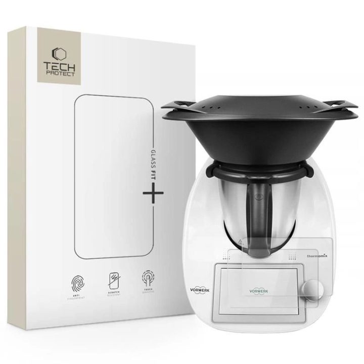 Grūdinto stiklo apsauga Thermomix TM6 ekranui 2 vnt. skaidri