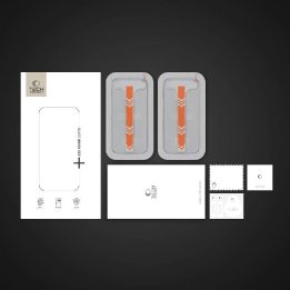 Grūdinto stiklo apsaugos rinkinys iPhone 15/16, 2 vnt,