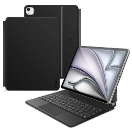 Juodas magnetinis dėklas su klaviatūra iPad Pro 12.9 / Air 13
