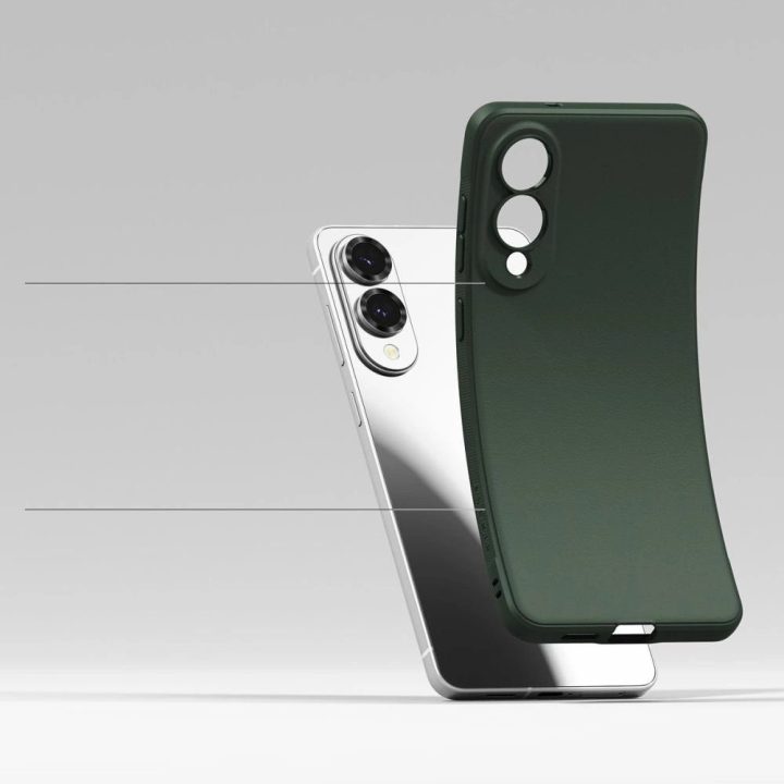 Žalias apsauginis dėklas Samsung Galaxy S25 Edge telefonui Ringke