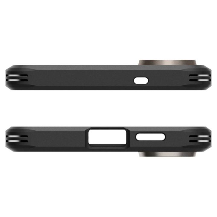 Apsauginis pilkas juodas dėklas Samsung Galaxy S25 Edge su MagSafe