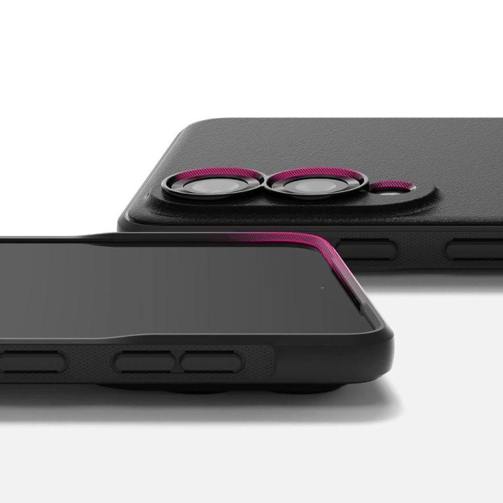 Magnetinis juodas dėklas Samsung Galaxy S25 Edge telefonui