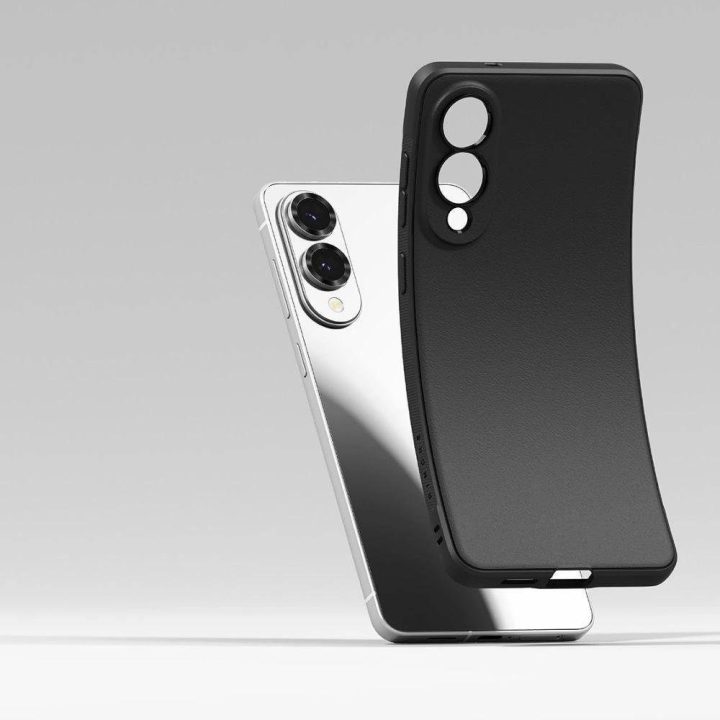 Magnetinis juodas dėklas Samsung Galaxy S25 Edge telefonui