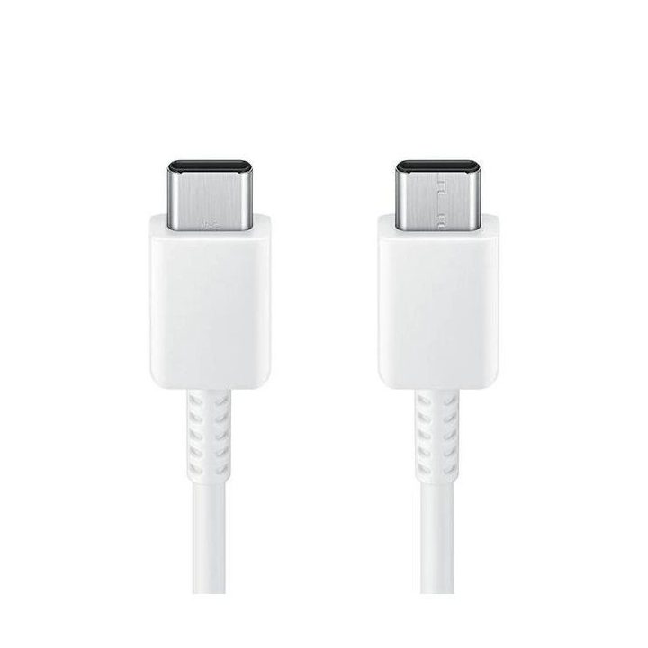 Baltas USB-C į USB-C įkrovimo laidas 1.8 m 3A Samsung