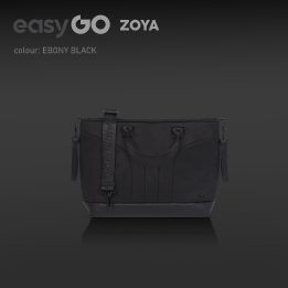 Krepšys vežimėliui EASY GO HERO ZOYA, Ebony Black