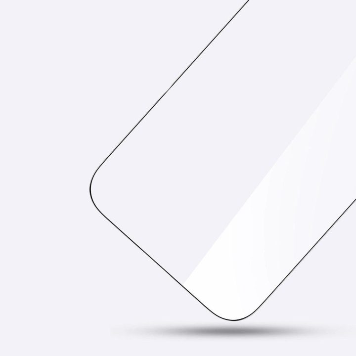 Grūdintas stiklas iPhone 16 ekranui su viso paviršiaus danga AmazingThing