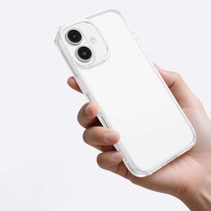 Permatomas silikoninis dėklas iPhone 16 Plus apsaugai AmazingThing