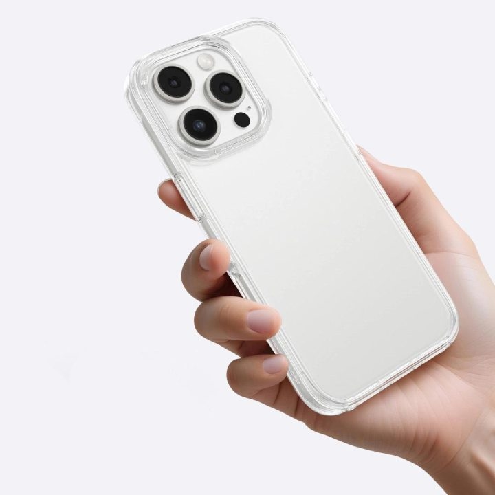 Permatomas silikoninis dėklas iPhone 16 Pro Max apsaugai AmazingThing