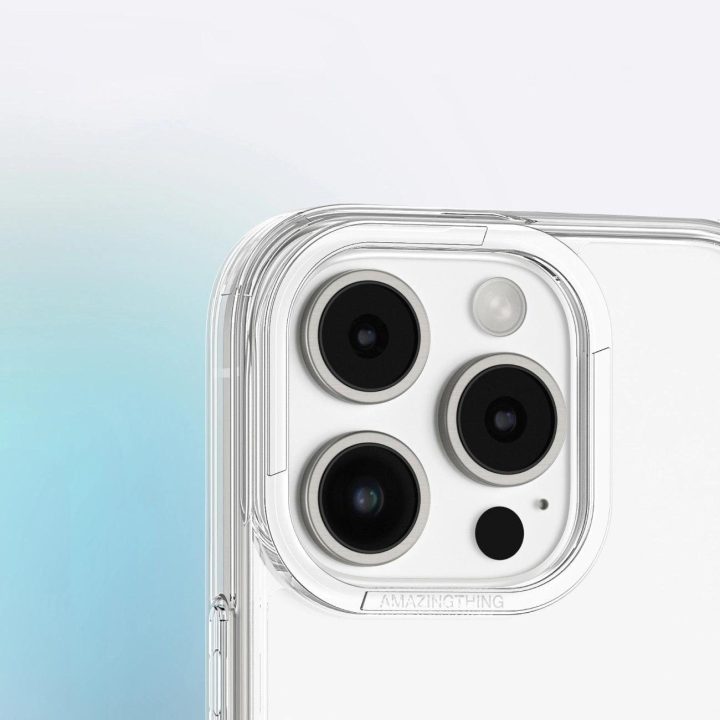 Permatomas silikoninis dėklas iPhone 16 Pro Max apsaugai AmazingThing