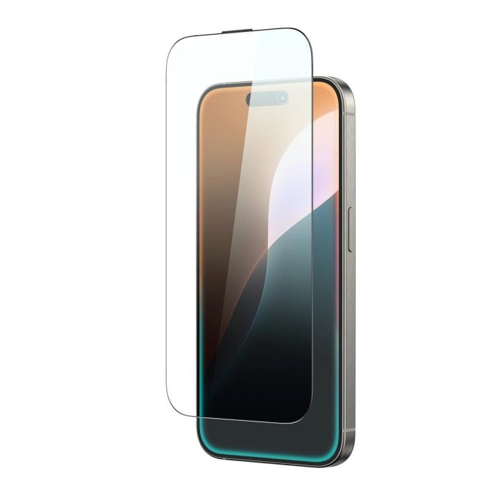 Grūdintas stiklas iPhone 16 Plus su apsauga nuo įbrėžimų AmazingThing