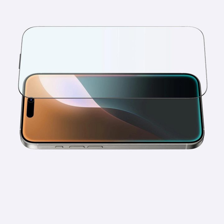 Grūdintas stiklas iPhone 16 Plus su apsauga nuo įbrėžimų AmazingThing