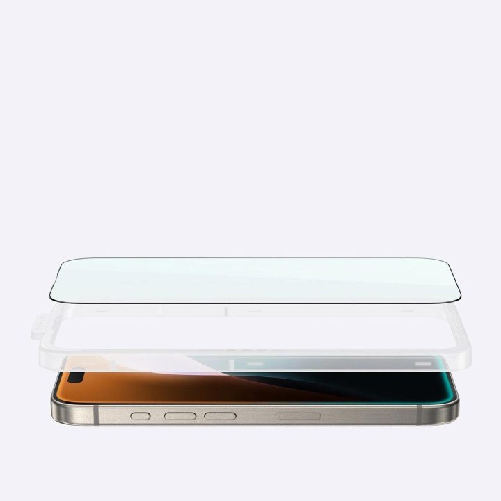 Grūdintas stiklas iPhone 16 Plus su apsauga nuo įbrėžimų AmazingThing