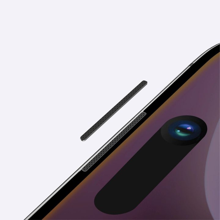 Grūdintas privatumo stiklas iPhone 16 su apsauga nuo įbrėžimų AmazingThing