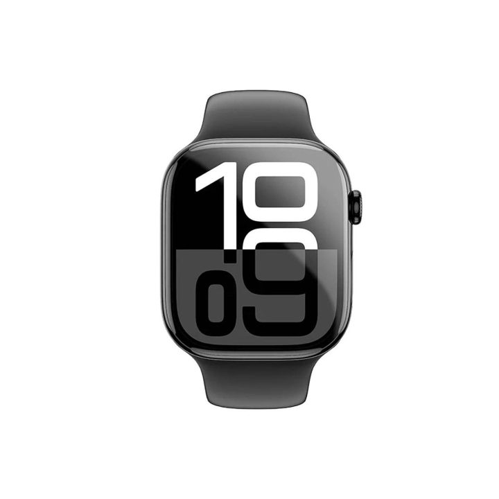 Apsauginė plėvelė laikrodžiui su juodu rėmeliu Apple Watch 42mm AmazingThing