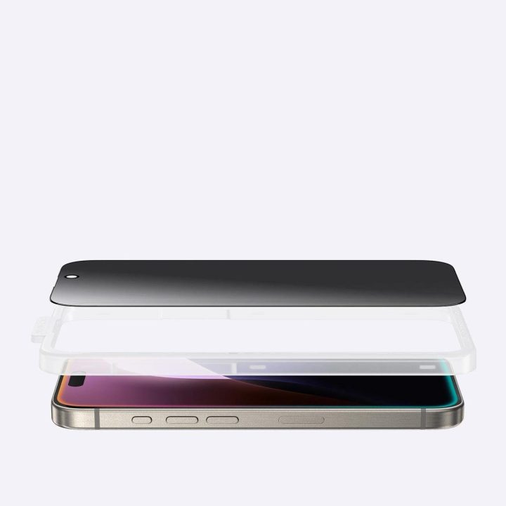 Privatumo apsauginis stiklas iPhone 16 Pro Max grūdintas AmazingThing