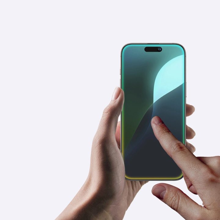 Grūdintas stiklas iPhone 16 Plus su matiniu paviršiumi AmazingThing