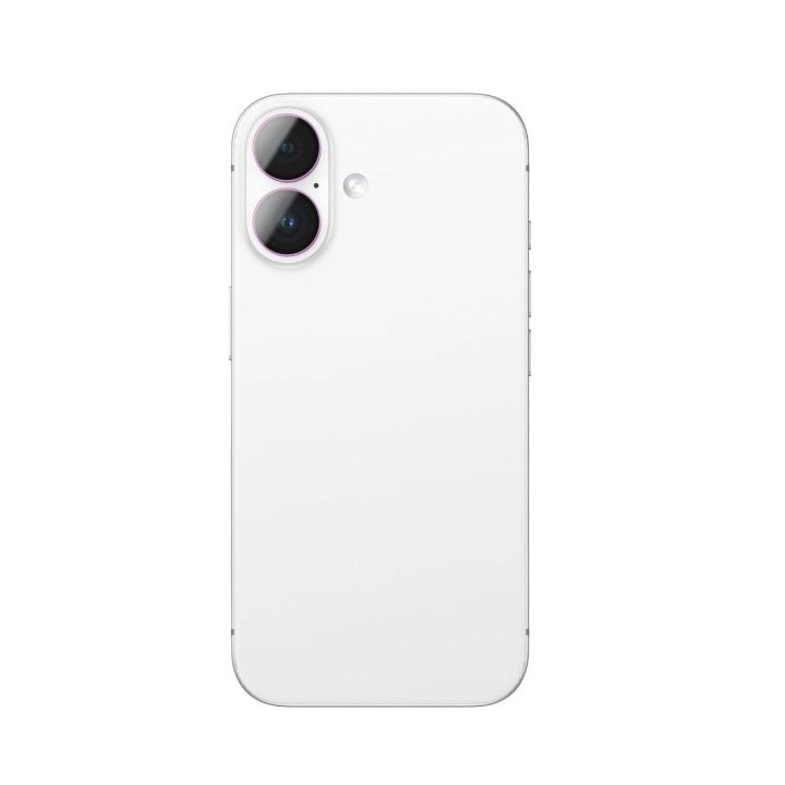 Kameros objektyvo apsauga iPhone 16 rožinė aliuminio AmazingThing